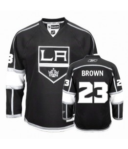 NHL Dustin Brown Los Angeles Kings Premier Home Reebok Jersey - Black