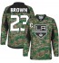 NHL Dustin Brown Los Angeles Kings Camo Authentic Veterans Day Practice Reebok Jersey - Brown