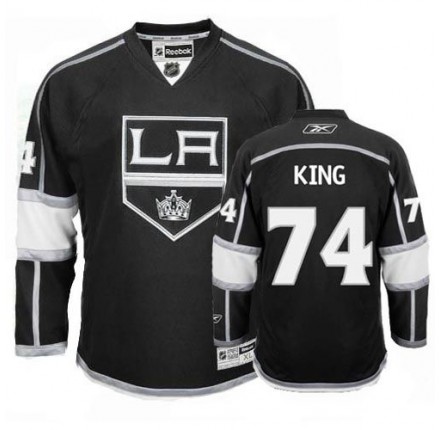 NHL Dwight King Los Angeles Kings Premier Home Reebok Jersey - Black