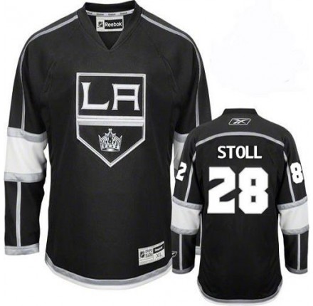 NHL Jarret Stoll Los Angeles Kings Premier Home Reebok Jersey - Black