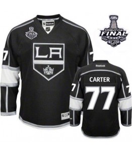 NHL Jeff Carter Los Angeles Kings Authentic Home 2014 Stanley Cup Reebok Jersey - Black