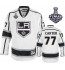 NHL Jeff Carter Los Angeles Kings Authentic Away 2014 Stanley Cup Reebok Jersey - White