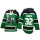 NHL Jonathan Quick Los Angeles Kings Old Time Hockey Premier St. Patrick's Day McNary Lace Hoodie Jersey - Green