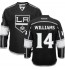 NHL Justin Williams Los Angeles Kings Authentic Home Reebok Jersey - Black