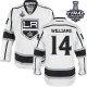 NHL Justin Williams Los Angeles Kings Premier Away 2014 Stanley Cup Reebok Jersey - White