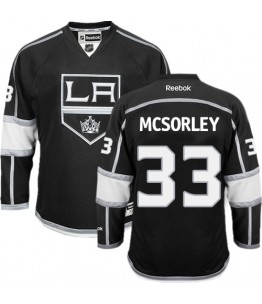 NHL Marty Mcsorley Los Angeles Kings Premier Home Reebok Jersey - Black