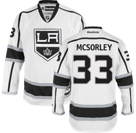 NHL Marty Mcsorley Los Angeles Kings Authentic Away Reebok Jersey - White
