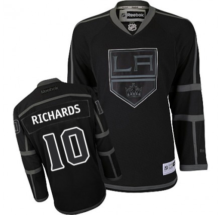 NHL Mike Richards Los Angeles Kings Authentic Reebok Jersey - Black Ice
