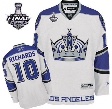 NHL Mike Richards Los Angeles Kings Authentic 2014 Stanley Cup Reebok Jersey - White