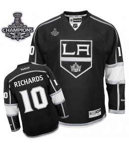 NHL Mike Richards Los Angeles Kings Youth Authentic Home 2014 Stanley Cup Reebok Jersey - Black