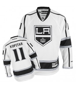 NHL Anze Kopitar Los Angeles Kings Authentic Away Reebok Jersey - White