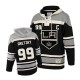 NHL Wayne Gretzky Los Angeles Kings Old Time Hockey Premier Sawyer Hooded Sweatshirt Jersey - Black