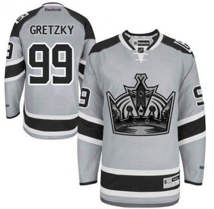 NHL Wayne Gretzky Los Angeles Kings Premier 2014 Stadium Series Reebok Jersey - Grey