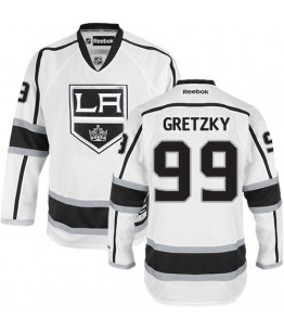 NHL Wayne Gretzky Los Angeles Kings Authentic Away Reebok Jersey - White