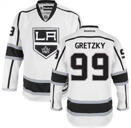 NHL Wayne Gretzky Los Angeles Kings Authentic Away Reebok Jersey - White