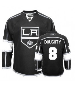 NHL Drew Doughty Los Angeles Kings Authentic Home Reebok Jersey - Black