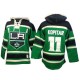 NHL Anze Kopitar Los Angeles Kings Old Time Hockey Premier St. Patrick's Day McNary Lace Hoodie Jersey - Green