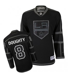 NHL Drew Doughty Los Angeles Kings Premier Reebok Jersey - Black Ice