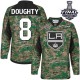NHL Drew Doughty Los Angeles Kings Authentic 2014 Stanley Cup Veterans Day Practice Reebok Jersey - Camo