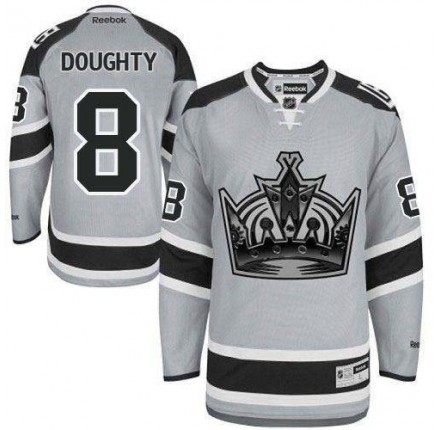NHL Drew Doughty Los Angeles Kings Authentic 2014 Stadium Series Reebok Jersey - Grey