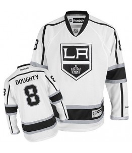 NHL Drew Doughty Los Angeles Kings Authentic Away Reebok Jersey - White