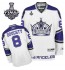 NHL Drew Doughty Los Angeles Kings Premier 2014 Stanley Cup Reebok Jersey - White