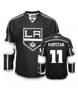 NHL Anze Kopitar Los Angeles Kings Authentic Home Reebok Jersey - Black