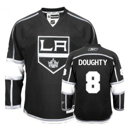 NHL Drew Doughty Los Angeles Kings Youth Premier Home Reebok Jersey - Black
