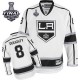 NHL Drew Doughty Los Angeles Kings Youth Premier Away 2014 Stanley Cup Reebok Jersey - White