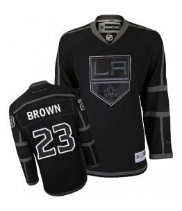 NHL Dustin Brown Los Angeles Kings Premier Reebok Jersey - Black Ice